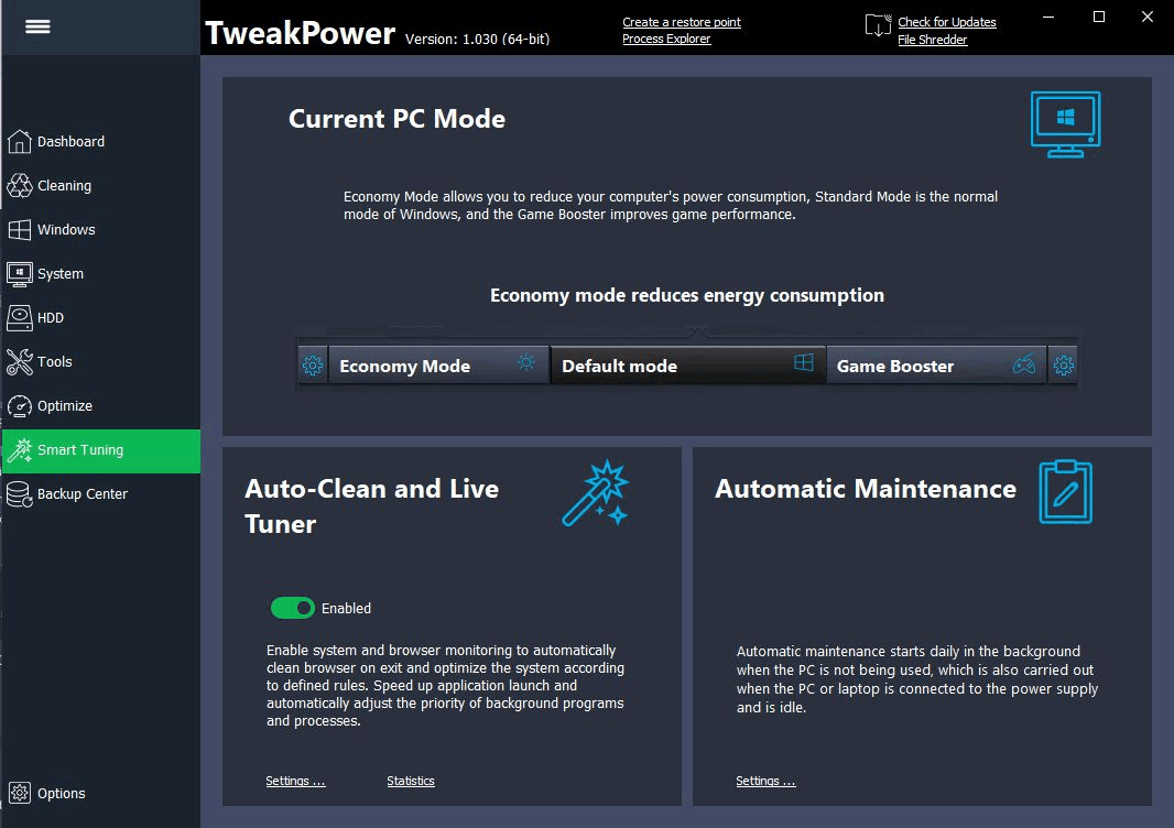 instal TweakPower 2.045